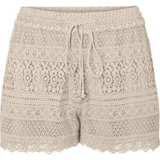 Beige - Shorts de jogging Vero Moda Damen VMHONEY LACE WVN Shorts, Sandshell