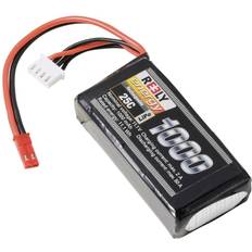 Reely Modelbyggeri-batteripakke LiPo 11.1 V 1000 mAh Celletal: 3 25 C Softcase BEC