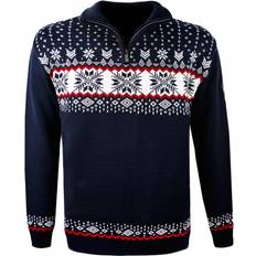 Kama Erik Merino Sweater, Herr, Navy