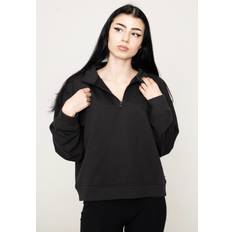 Vans Pullover Vans Leighton Mock Neck Fleece Black Sweater Schwarz