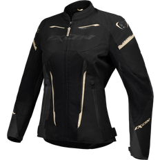 Jaune Vestes Ixon Blouson Moto Femme Striker Air LD - Noir