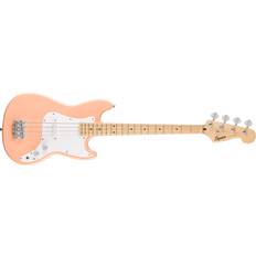 Rosa Elbasar Squier Sonic Bronco Bass MN White Pickguard Shell Pink