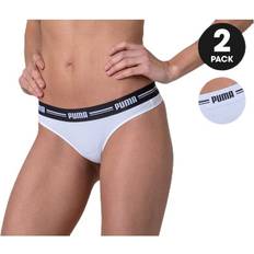 Puma Knickers Puma Iconic String 2-Pack Hang - White