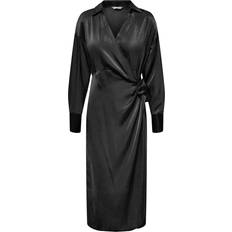Only Mille L/S Midi Dress Black