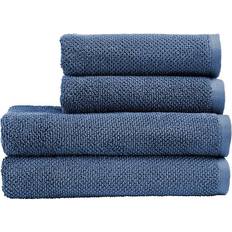 Textiles Christy 'Brixton' Luxury Textured Bath Towel Blue