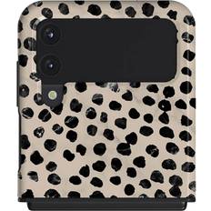 Burga Almond Latte Cute Samsung Galaxy Z Flip 4 Case, Tough