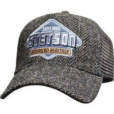 Stetson Harris Tweed Trucker Cap Grey