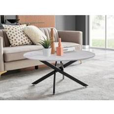 Glass Coffee Tables Furniturebox Novara Round Effect Top Coffee Table