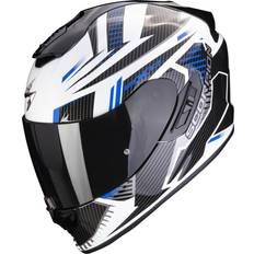 Scorpion EXO-1400 EVO AIR SHELL Integralhelm weiss-blau Erwachsene