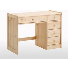 Rectangular - Red Writing Desks LA REDOUTE INTERIEURS Gaby Solid Pine Writing Desk