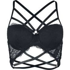 Grey Velvet Bra Bra Bra - Black