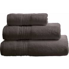 Linen Towels Lazy Linen Bath Towel Black