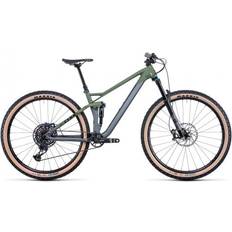 Cube Mountainbikes Cube Stereo 120 HPC TM 2022 - flashgrey´n´olive Unisex