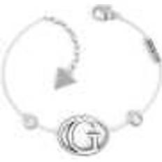 Silver Plated Bracelets Guess logo crystal rhodium plated bracelet ubb01047rhl