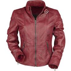 Kina LEGV Leather Jacket red