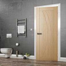 Doors Deanta Oak Finished Ravello 1981x762x35mm Interior Door (x198.1cm)