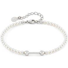 Nomination Hvid Armbånd Nomination SeiMia Silver Pearl Bracelet