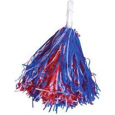 Blue Accessories Fancy Dress Bristol Novelty Cheerleader pom pom red blue white fancy dress accessory