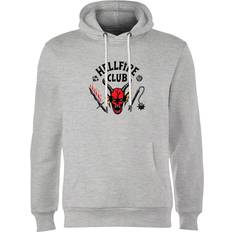 Sweaters Stranger Things Hellfire Club Hoodie Grey