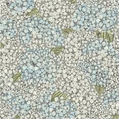 Fornasetti Cole & Son Tapete Ortensia Blue Cream