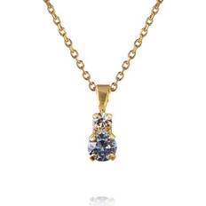 Caroline Svedbom Blå Smycken Caroline Svedbom Leah halsband iris combo