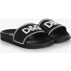 Dolce & Gabbana Zapatillas y Sandalias Dolce & Gabbana Slide Sandals with Logo