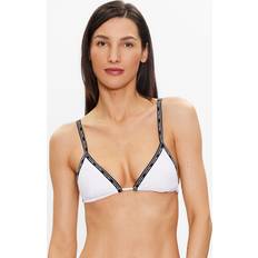 Calvin Klein Damen Badehosen Calvin Klein Swimwear Bikini-Oberteil KW0KW01977 Weiß