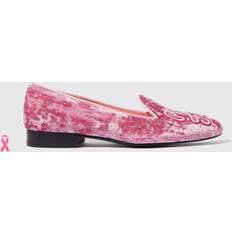 Rosa Loafers Scarosso Lady Nolita Pink Velvet Frau Flats Rosa Samt