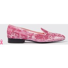 Scarosso Lady Nolita Pink Velvet Leather Shoes