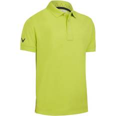 Callaway Polo Shirts Callaway SOLID RIBBED Halbarm Polo lime