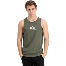 Alpha Industries Herren Tanktops Alpha Industries Herren Tanktop Basic Dark Olive