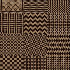 Fornasetti Cole & Son Tapete Geometrico Black Gold