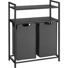 Laundry Sorter With 2 Pull-out And Removable Bags