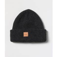 Kashmir - Mies Pipot A.P.C. Michelle Patch Beanie - Heather Grey