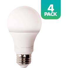 Simply Conserve 40/60/100-Watt Equivalent A19 3-Way LED Light Bulb, 2700K Soft White, 4-pack