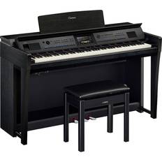 Yamaha Keyboard Instruments Yamaha Clavinova Cvp-905 Console Digital Piano With Bench Matte Black