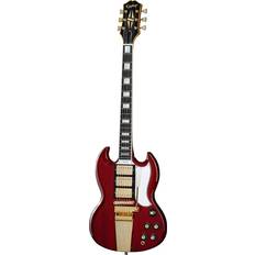 Epiphone Joe Bonamassa 1963 Sg Custom Electric Guitar Dark Wine Red