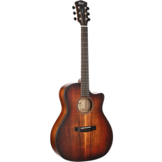 Akustikgitarren reduziert Cort Westerngitarre CORE-GA ABW in Open Light Burst mit Preamp und Softcase