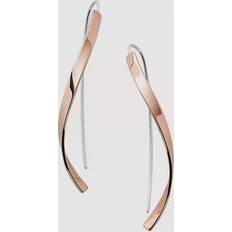 Unisex Earrings Skagen Unisex Kariana Rose Gold-Tone Stainless Steel Earrings Rose Gold