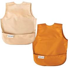 Tiny Love Schnuller & Beißspielzeug Tiny Love Mess-proof Apron Bib 2 Pack Sand Cinnamon