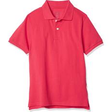 Red Polo Shirts The Children's Place The Children's Place boys Uniform Pique Polo Shirt, Classicred, husky