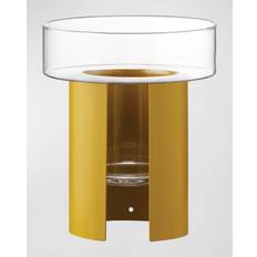 LSA International Terrazza Planter 8.8\" Clear/Mustard Yel