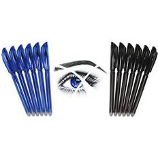 Black Touch Pen Friction Erasable Pens Value Pack of 6 Black & 6 Blue Pens with Ultra Fine