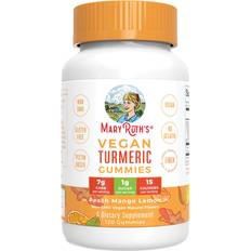 Mango Supplements MaryRuth's Vegan Turmeric Gummies Peach Mango Lemon 120 Gummies