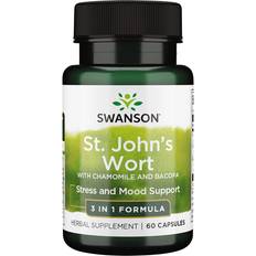 Swanson St John's Wort With Chamomile And Bacopa 60 Caps 60 st