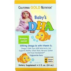 Vitamins & Supplements California Gold Nutrition Gold Nutrition, Baby's DHA, Omega-3s Vitamin 1,050