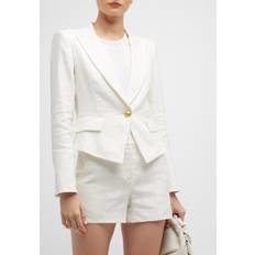 Blanco Blazers Veronica Beard Hosanna Dickey Jacket - White