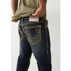 Gold - Men Jeans True Religion Men's Rocco Super T Skinny Jean 32" Chicory Dark Wash