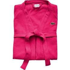 Lacoste Robes Lacoste Classic Pique 100% Cotton Bath Size, Magenta