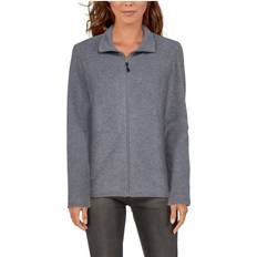 Fleece - Fleece Jackets Natural Reflections Natural Reflections Full-Zip Fleece Jacket for Ladies Heather Grey